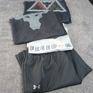 Big & Tall UA XXL Lot! Project Rock + Freedom 4pc Gym Gear 🔥